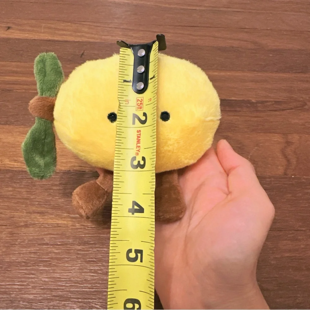 Cute Lemon Plush Keychain Soft Fruit Charm Kawaii Bag Pendant Gift New